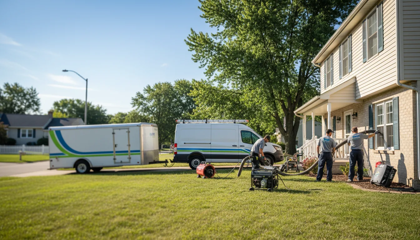 Flooded Basement Restoration And Cleanup With Repair in Caballo, NM near me